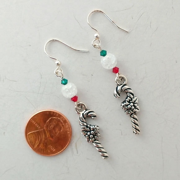 Swarovski Crystal Christmas earrings - Picture 2 of 4